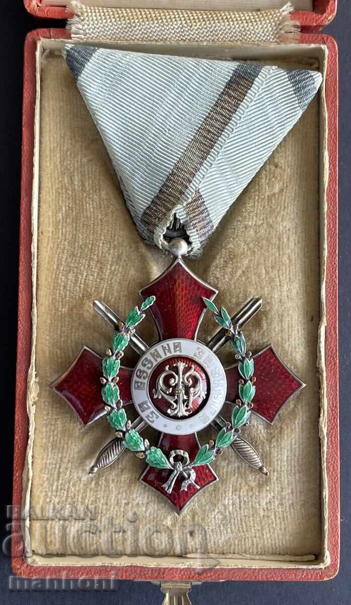 6060 Βασίλειο της Βουλγαρίας, Τάγμα Στρατιωτικής Αξίας, 5η Τάξη, Άριστο με τιμή 600.00 BGN | € 306.78