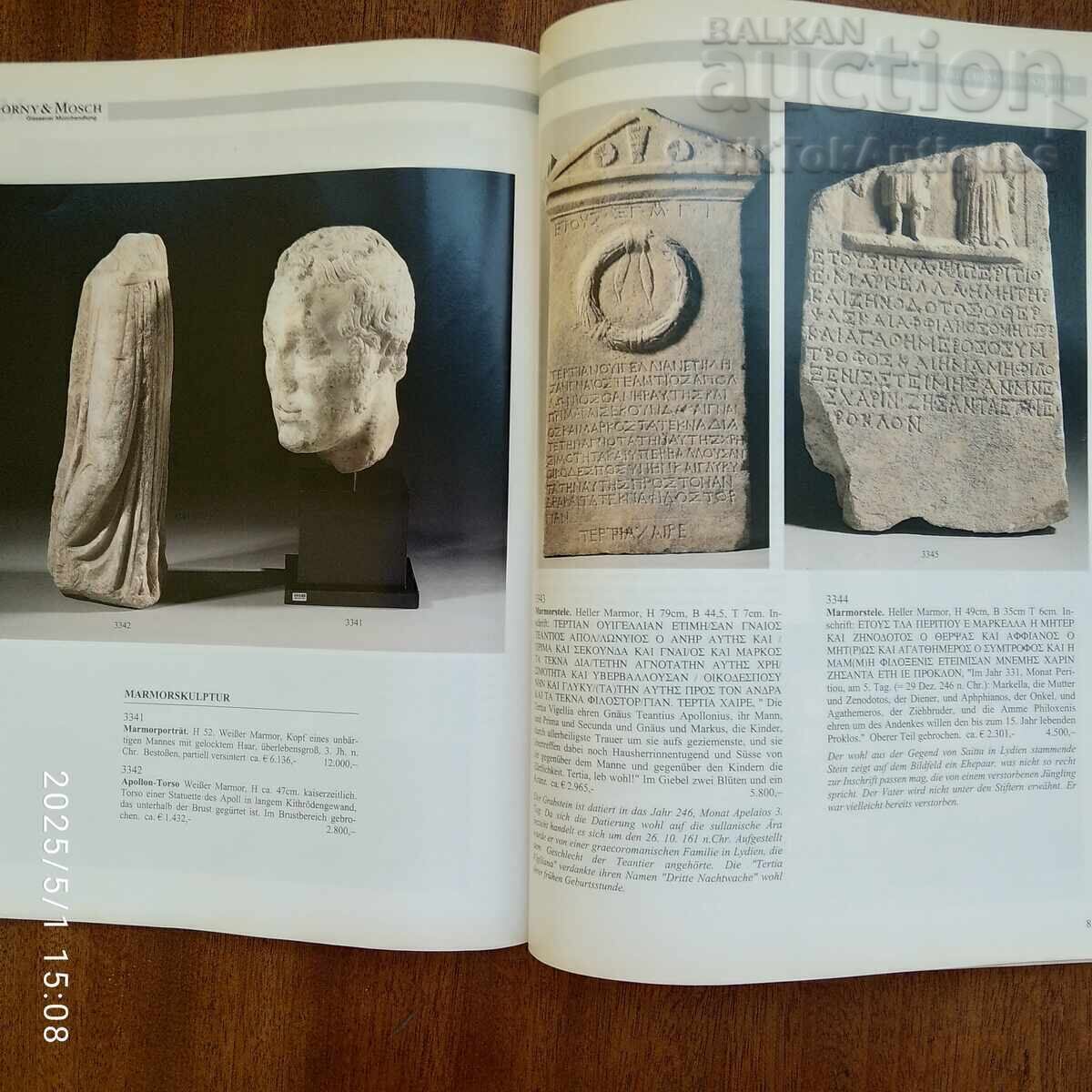 Licitație Catalog de licitație pentru Gorny și Mosh