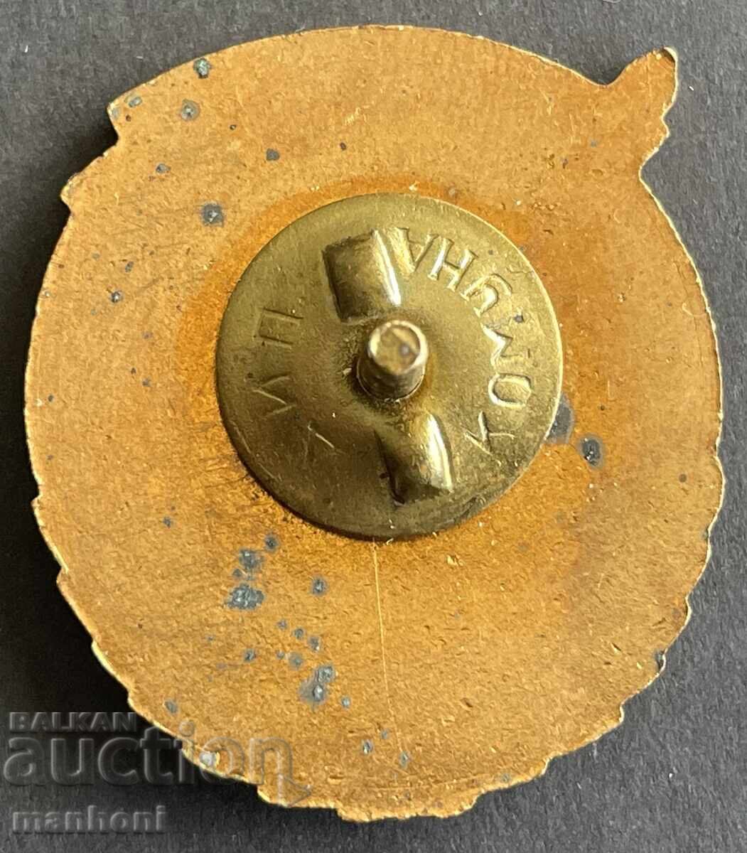 6075 Bulgaria Award Badge Excellent Driver enamel screw 50s with price 80.00 BGN | € 40.90