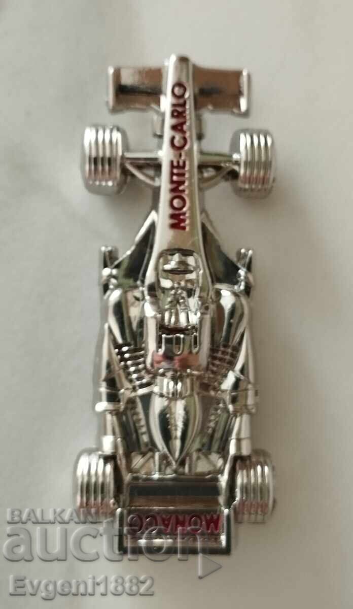 Monaco Monte-Carlo Formula 1 Race Car Refrigerator Magnet - 6