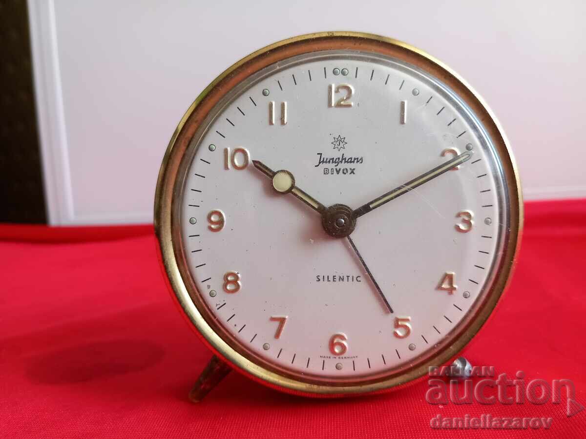 Vintage Clock, Alarm Clock JUNGHANS, Junghans Bivox Silentic with price 35.00 BGN | € 17.90