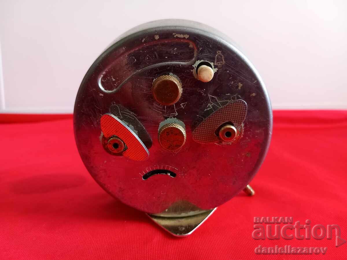Auction  Vintage Clock, Alarm Clock JUNGHANS, Junghans Bivox Silentic