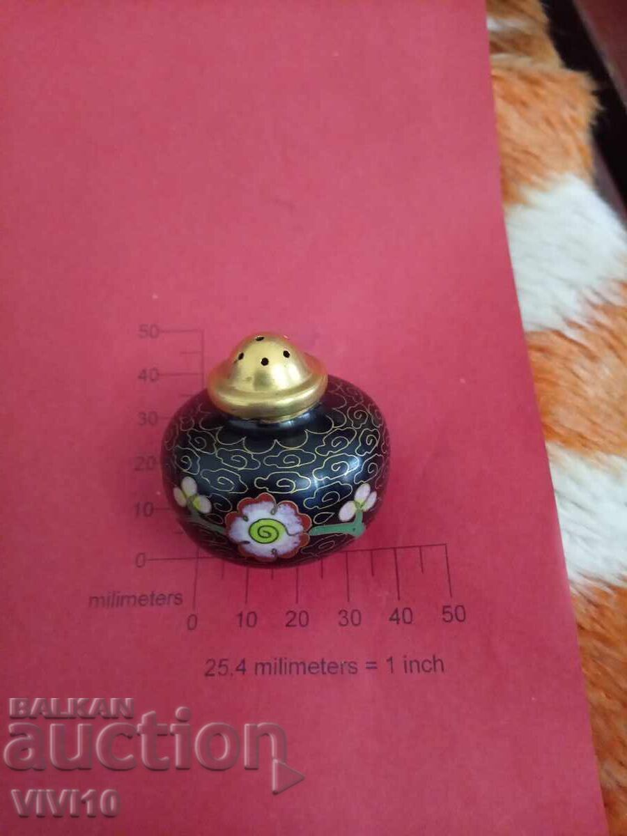 Licitație Săritoare veche, email, cloisonné Licitație Săritoare veche, email, cloisonné