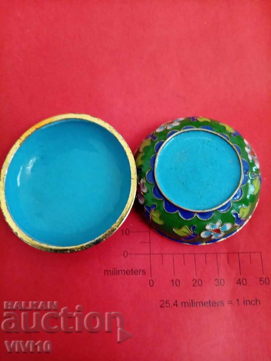 Licitație Cutie de bijuterii antic, bronz, aurire