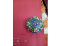 Cutie de bijuterii antic, bronz, aurire