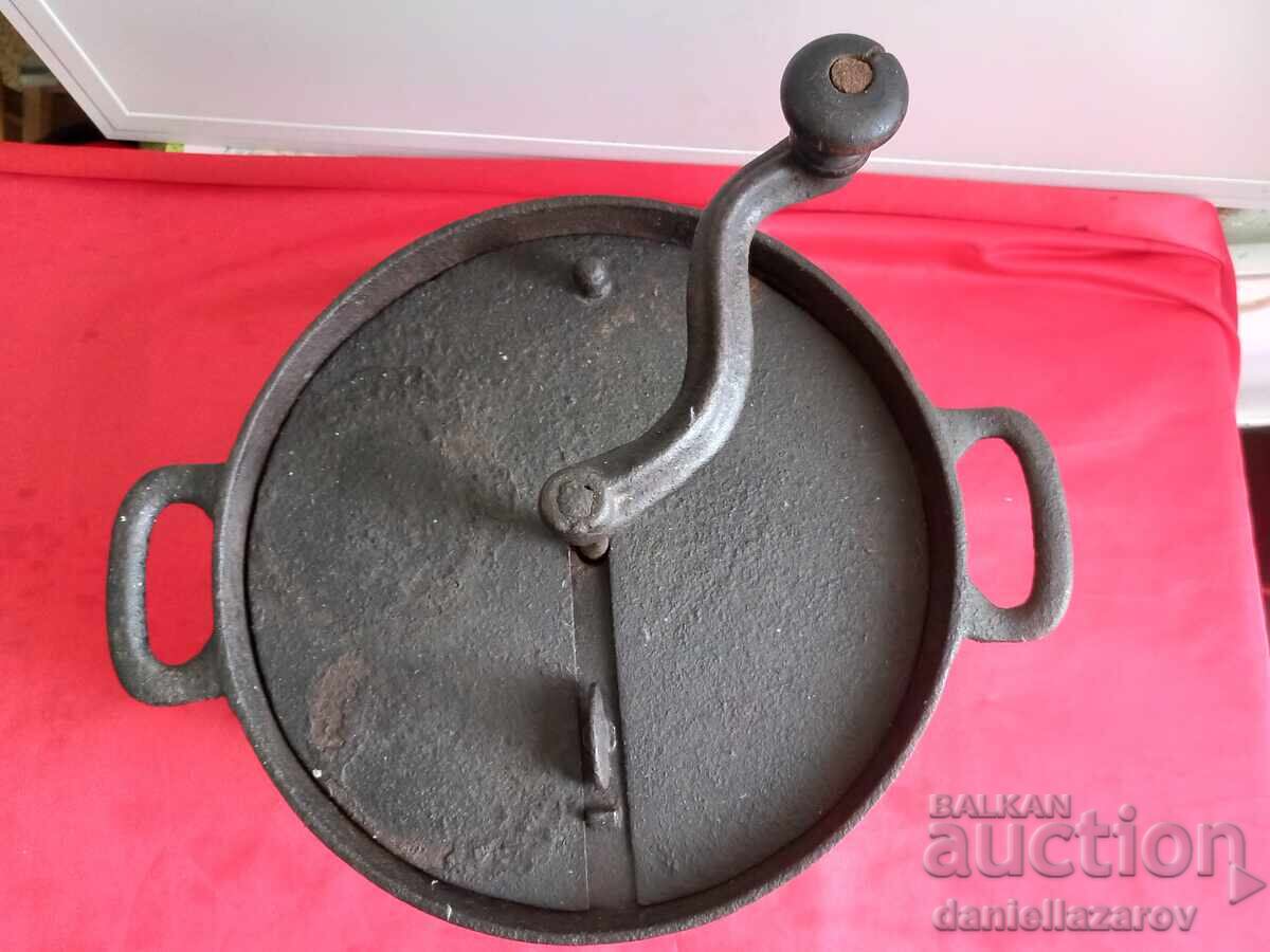 Δημοπρασία 19ος αιώνας Παλιό Χυτοσίδηρο Σκεύος για Ψήσιμο ΚΑΦΕ 19ος αιώνας