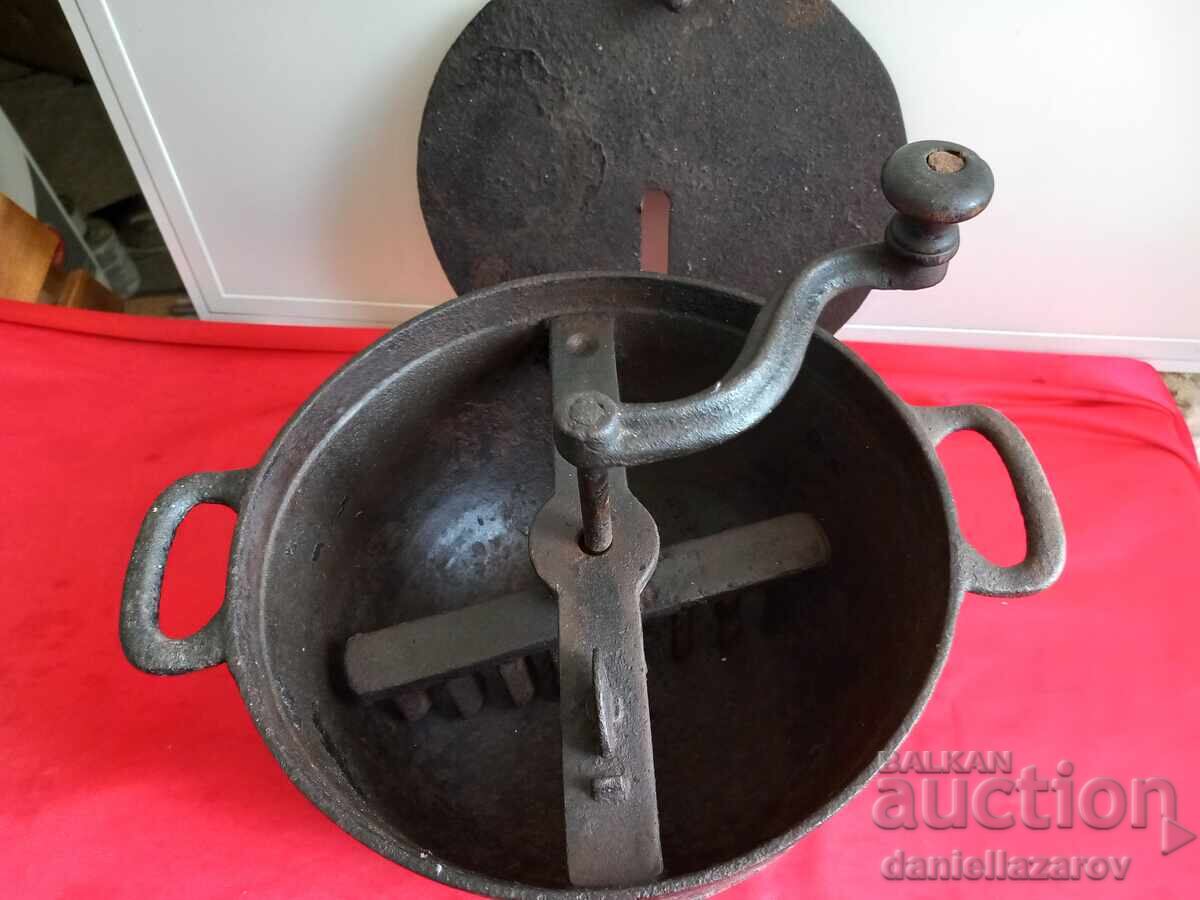 Παράδοση 19ος αιώνας Παλιό Χυτοσίδηρο Σκεύος για Ψήσιμο ΚΑΦΕ 19ος αιώνας