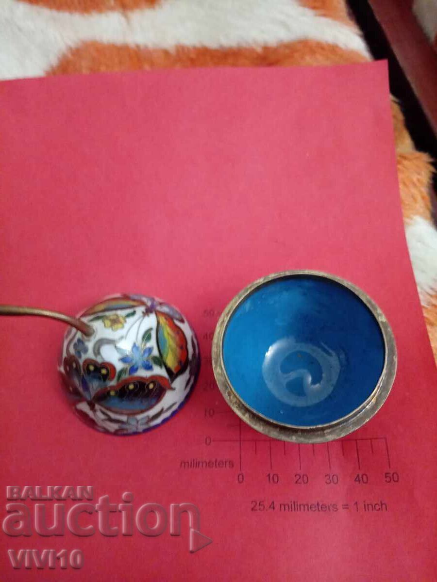 Cutie de bijuterii antic, bronz, aurire cu preț 80.00 BGN | € 40.90