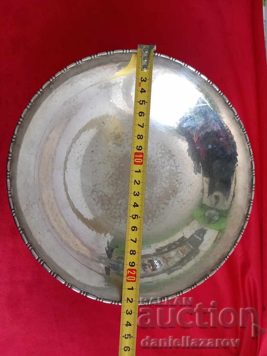 Vas de fructe argintat 1928. Nichel/Argint, probă înaltă - 6