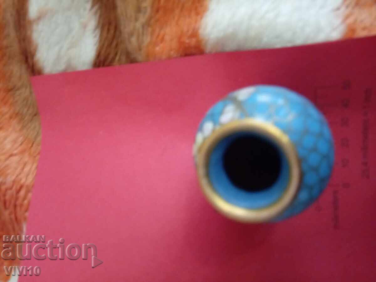 Licitație Vază veche email, cloisonné