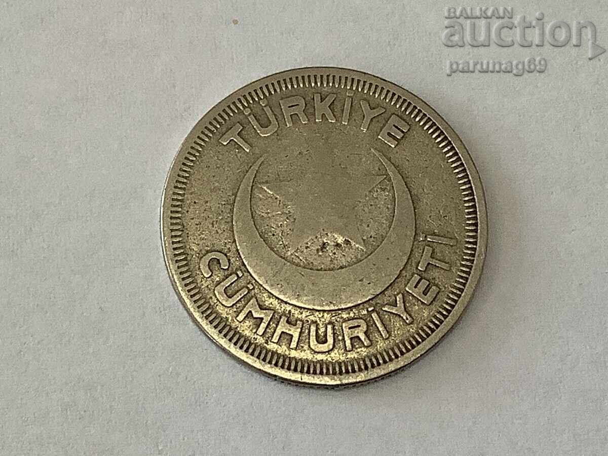 Δημοκρατία της Τουρκίας 10 κουρούς 1938 με τιμή 7.00 BGN | € 3.58 Δημοκρατία της Τουρκίας 10 κουρούς 1938 με τιμή 7.00 BGN | € 3.58