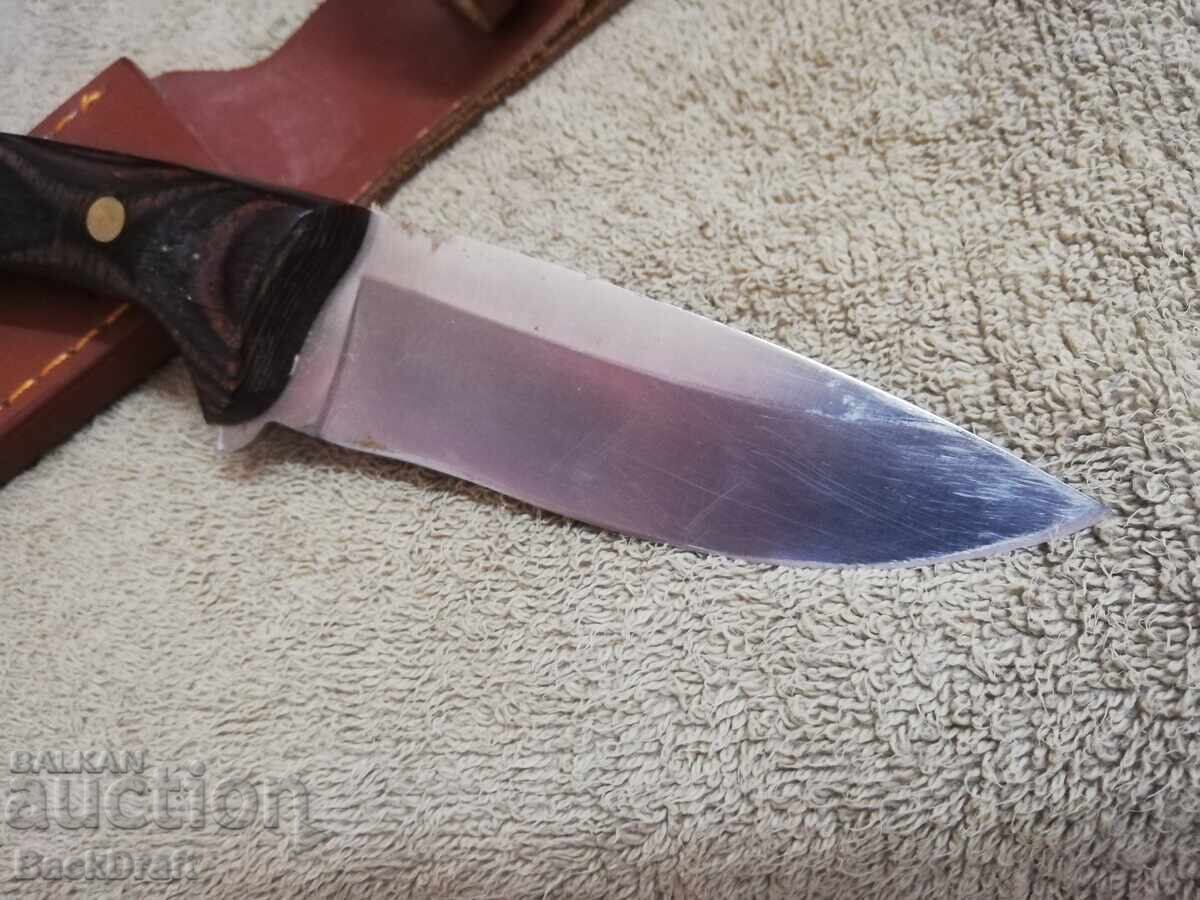 Livrarea Cuțit de vânătoare Muela, Muela Turistic, Lamă cu teacă Livrarea Cuțit de vânătoare Muela, Muela Turistic, Lamă cu teacă