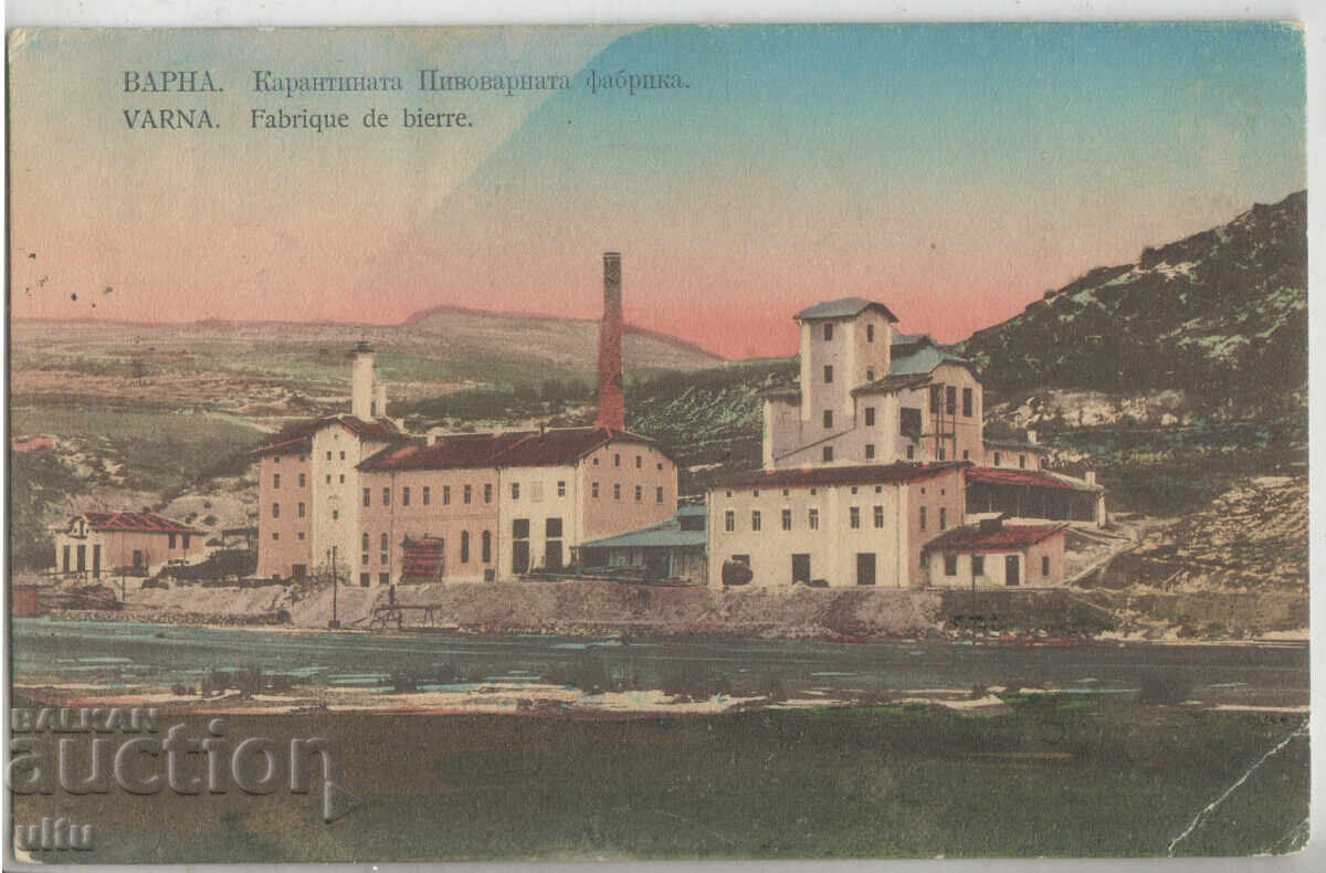 България, Варна, Карантината. Пивоварната фабрика, 1909 г.
