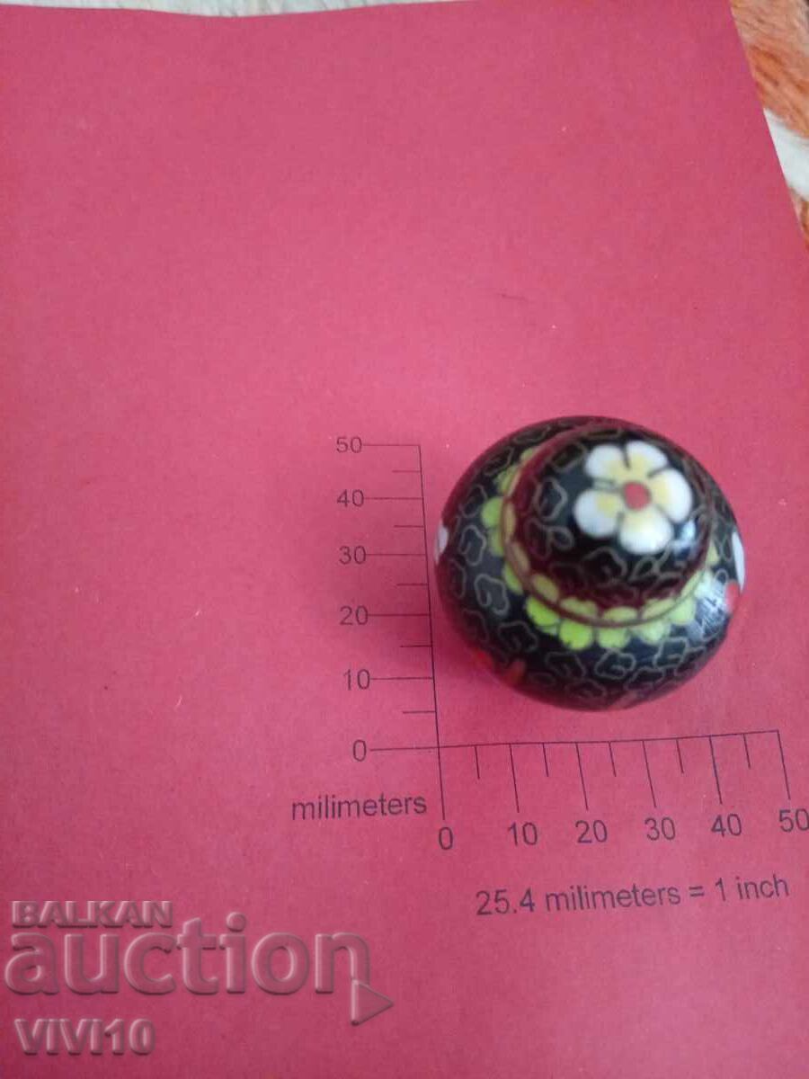 Cutie veche, email, cloisonné