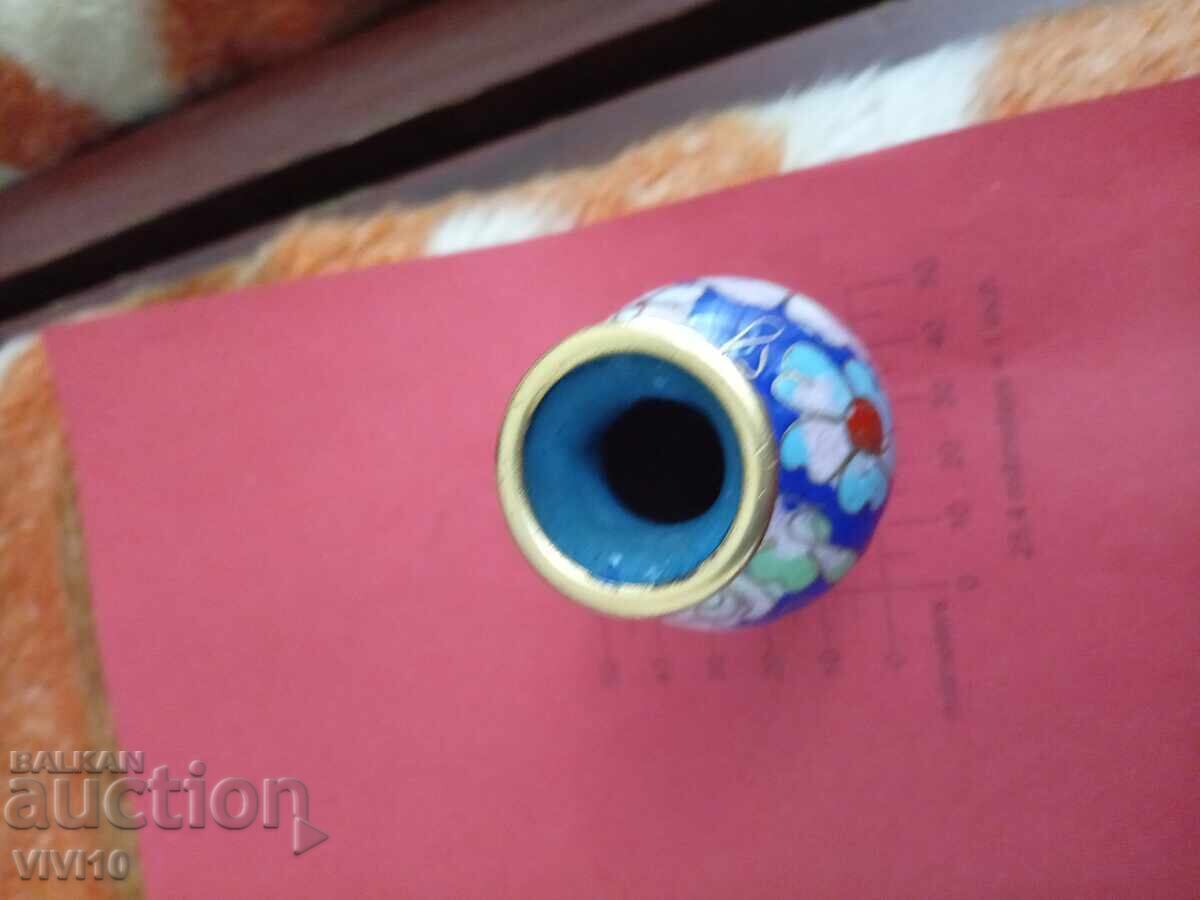 Licitație Vază veche email, cloisonné