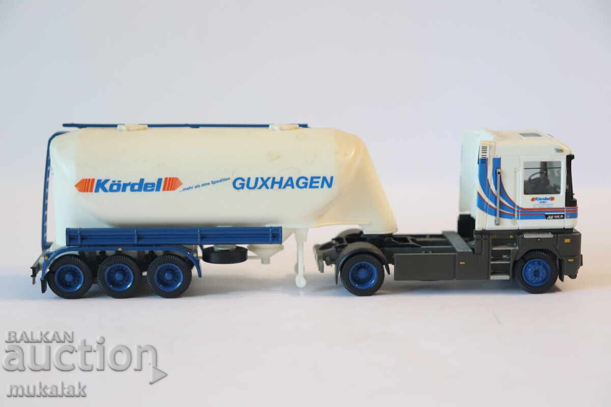 ALBEDO  H0 1/87 RENAULT MAGNUМ ЦИМЕНОВОЗ КАМИОН   МОДЕЛ  ТИР - 5