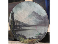 Παλιός ελαιογραφικός πίνακας τοπίου