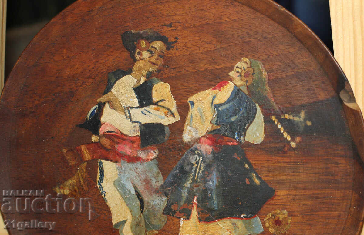 Παράδοση 1947 g. Ελαιογραφία ''Χορός''