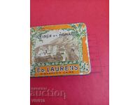 Antique cigarette box, metal, empty