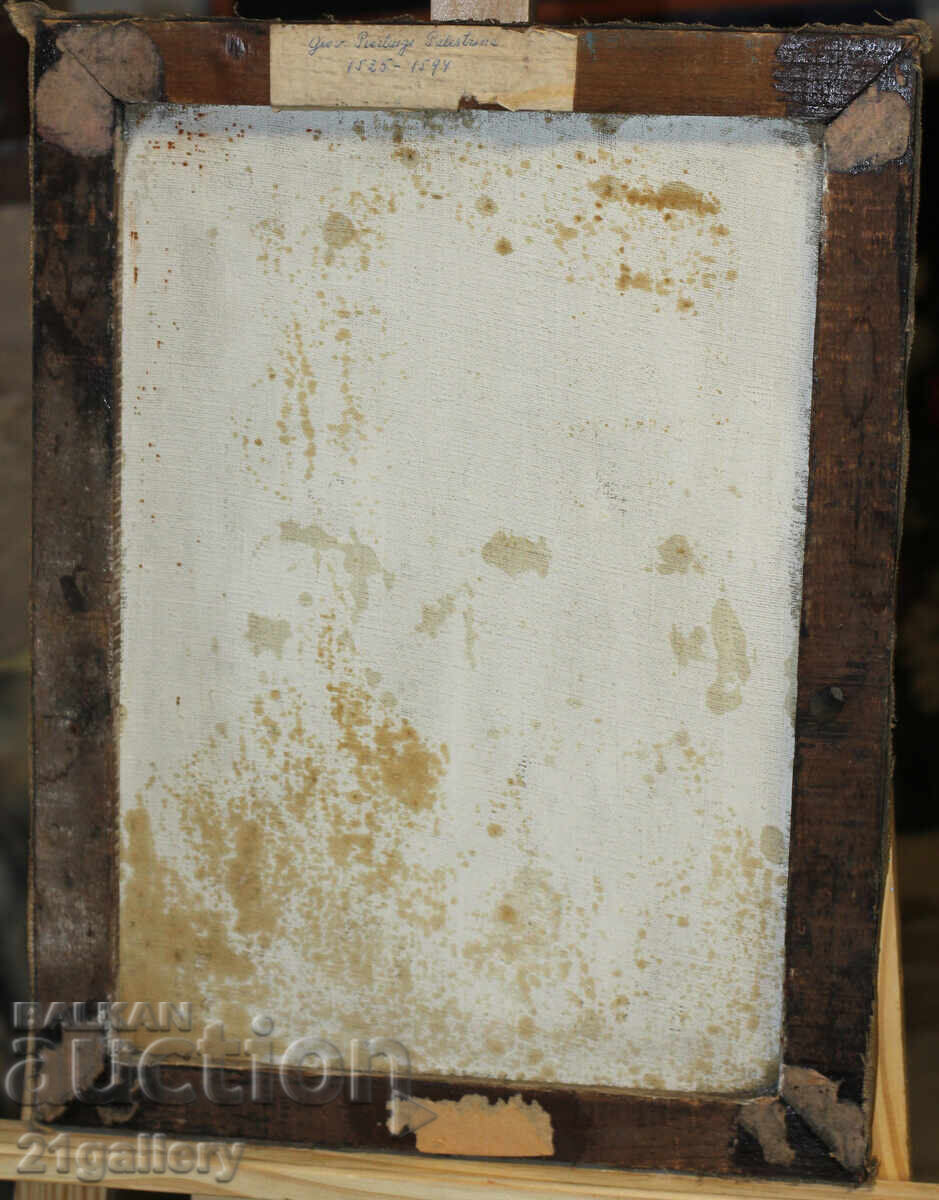 Παλιός ελαιογραφικός πίνακας πορτρέτο υπογεγραμμένος - 7