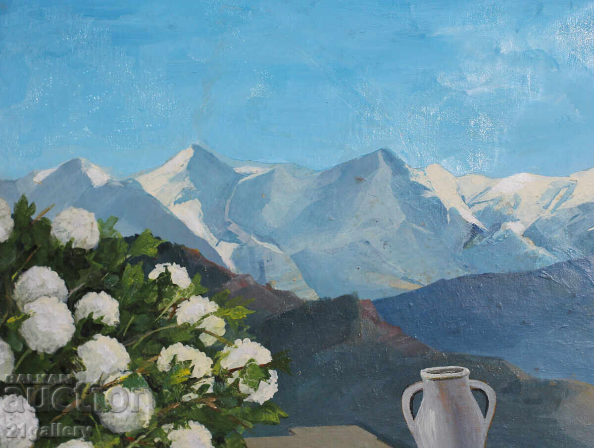 Livrarea Pictură în ulei peisaj, 1969, semnată