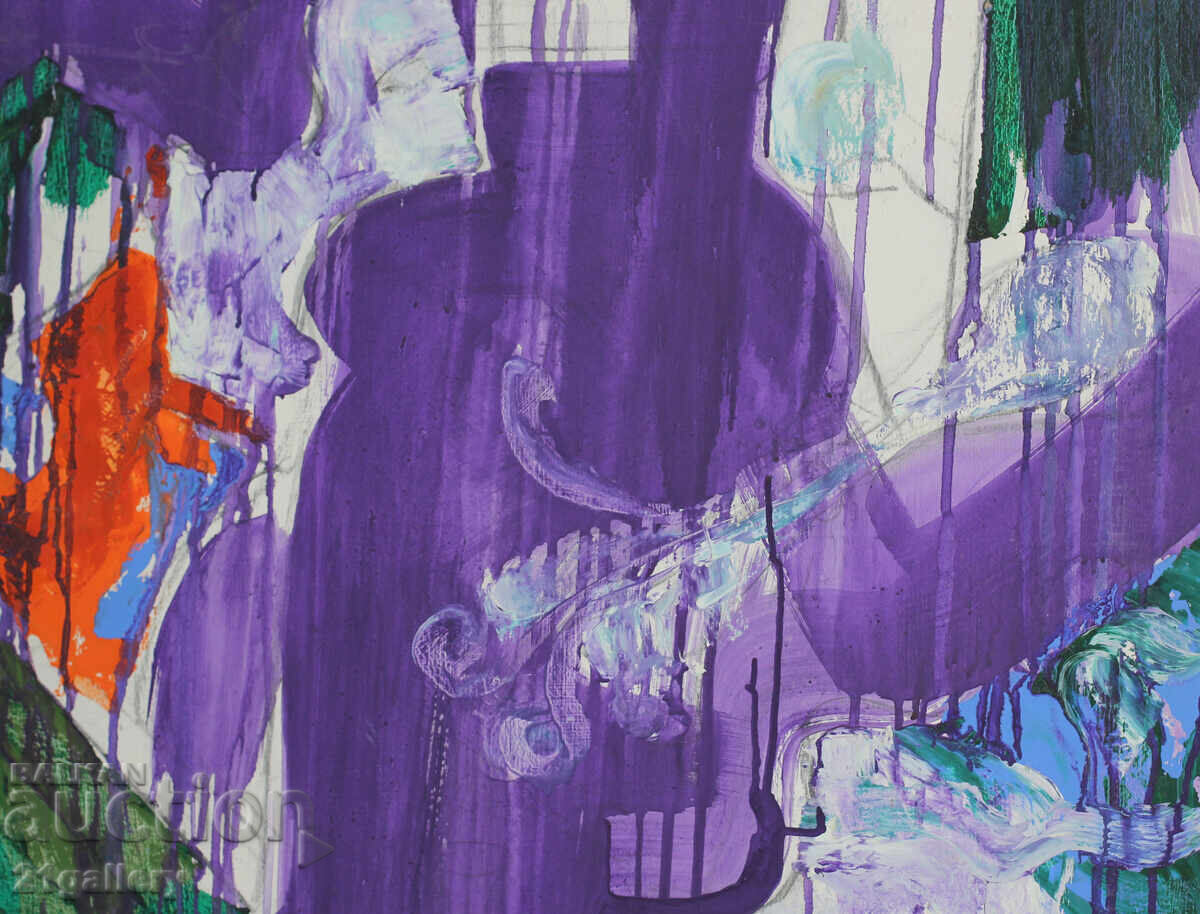 Contemporary painting Abstract figurative composition - 7