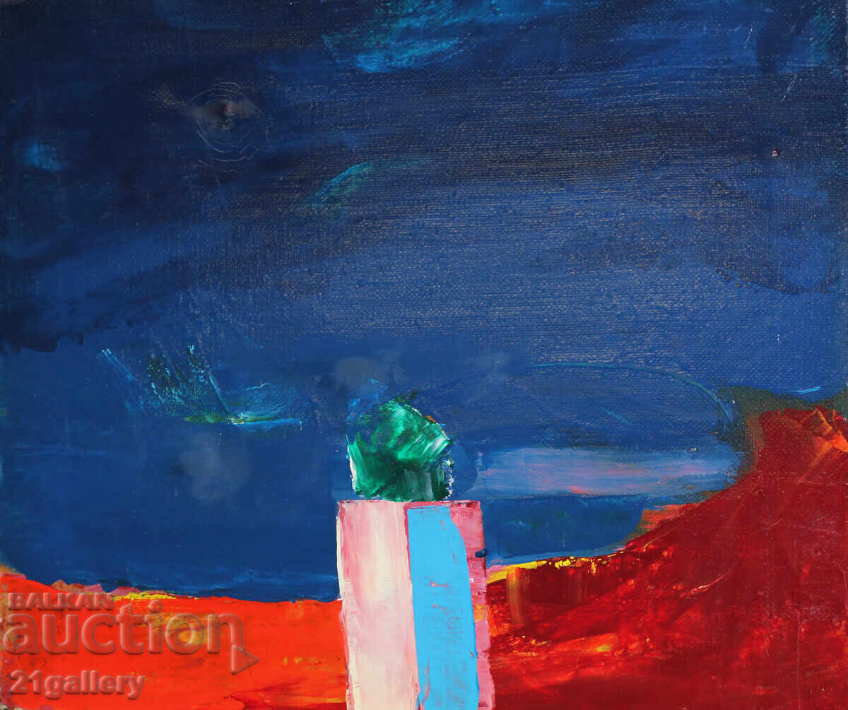 Oil painting Abstract landscape with price 450.00 BGN | € 230.08