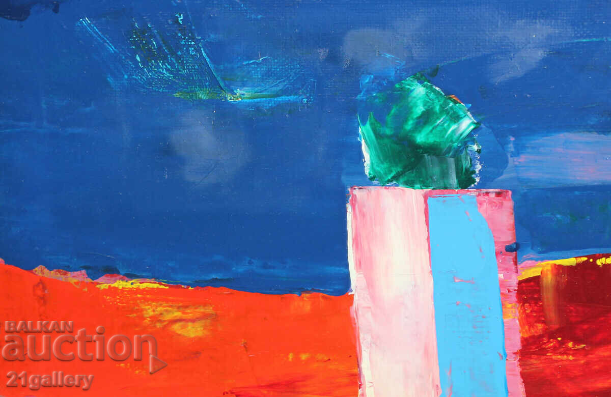 Oil painting Abstract landscape - 5