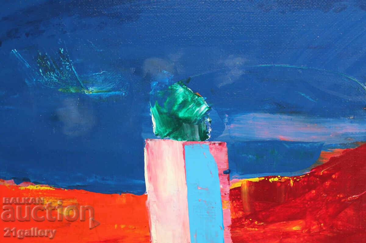 Oil painting Abstract landscape - 6