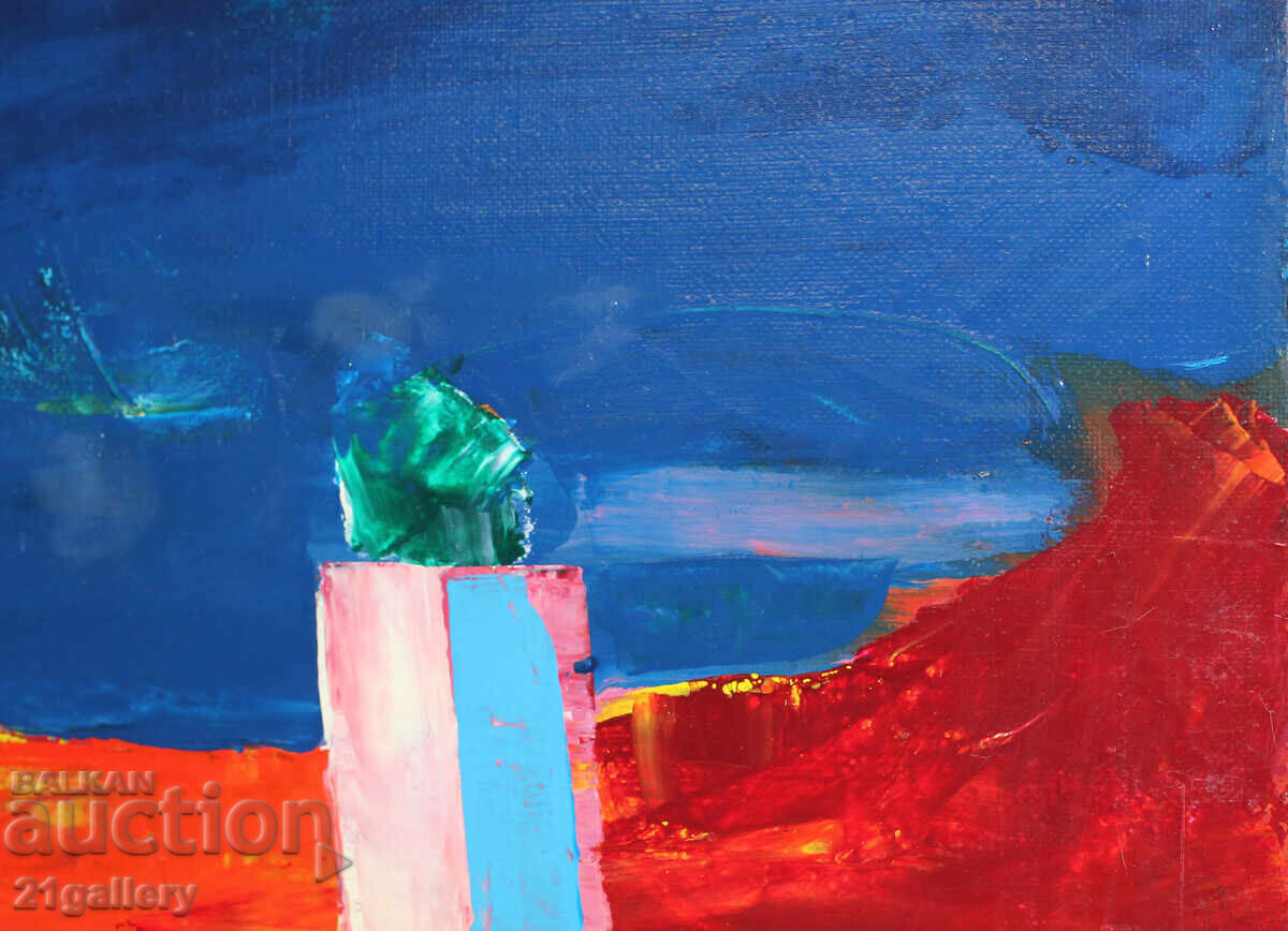 Oil painting Abstract landscape - 7