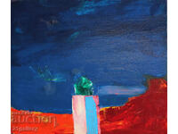 Oil painting Abstract landscape