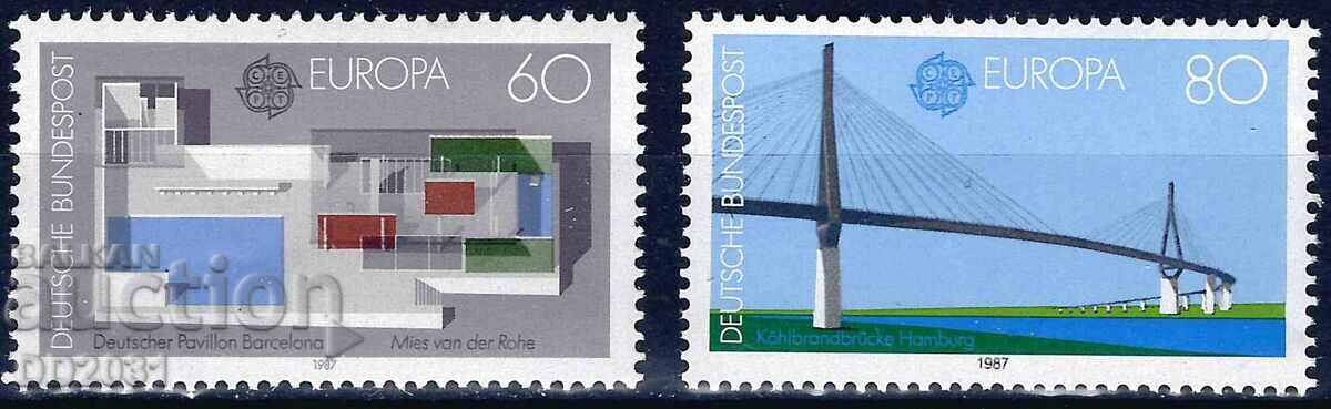 Γερμανία Δ.Γ. 1987 - ΕΥΡΩΠΗ αρχιτεκτονική MNH