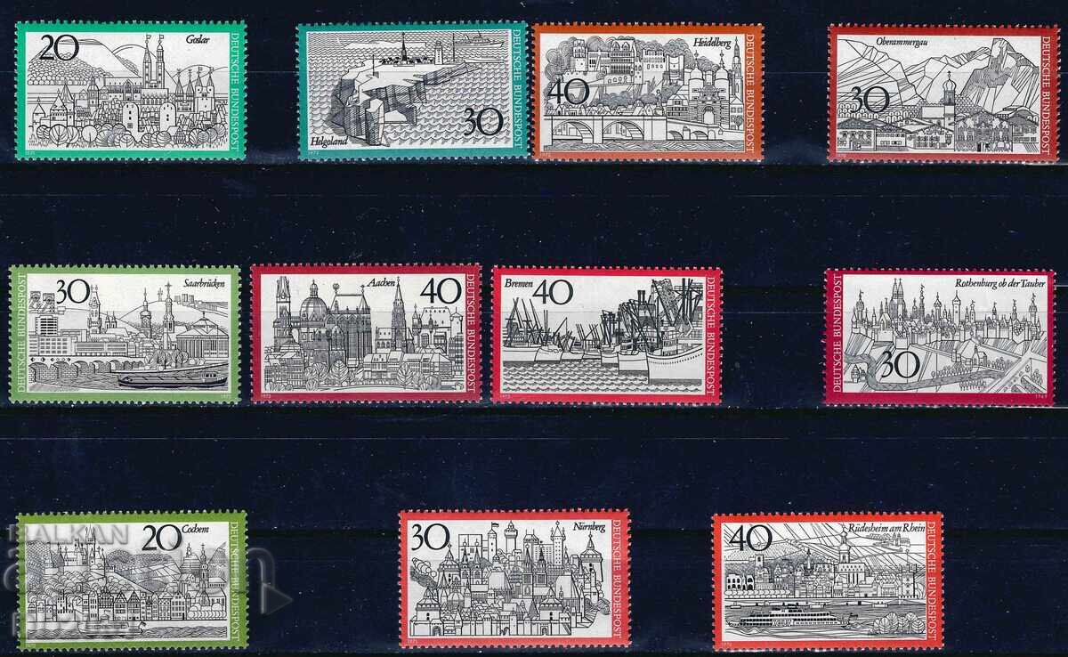 Germania RFG - arhitectură nave lot MNH Germania RFG - arhitectură nave lot MNH