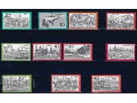 Γερμανία Δ.Γ. - αρχιτεκτονική πλοίων παρτίδα MNH