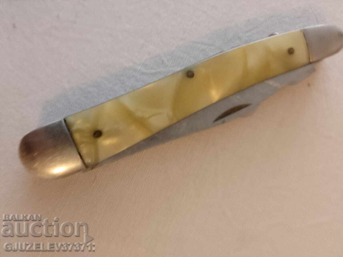 Bukovec, Old mother-of-pearl collector's tourist knife with price 119.00 BGN | € 60.84