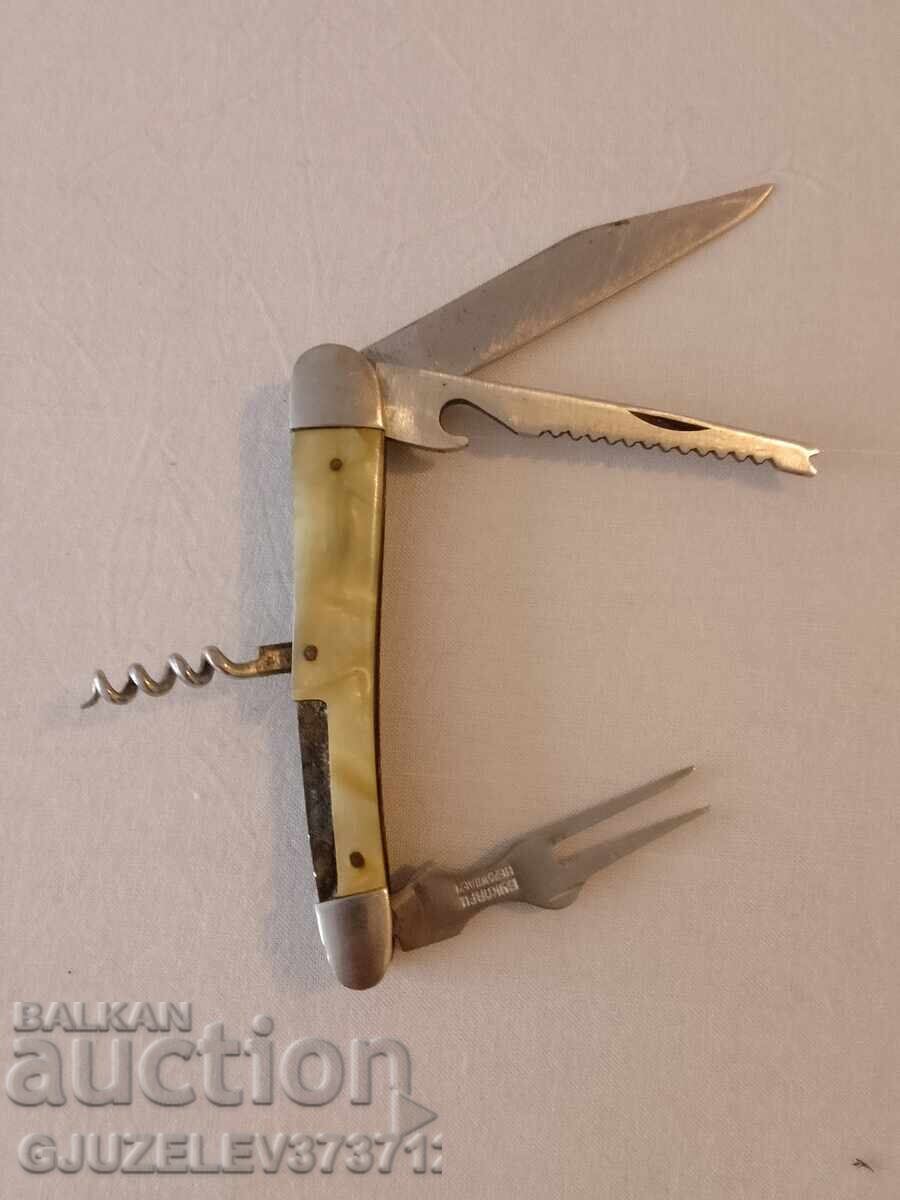 Bukovec, Old mother-of-pearl collector's tourist knife - 6