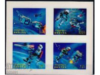 Bhutan 1967 - Space 3D Block