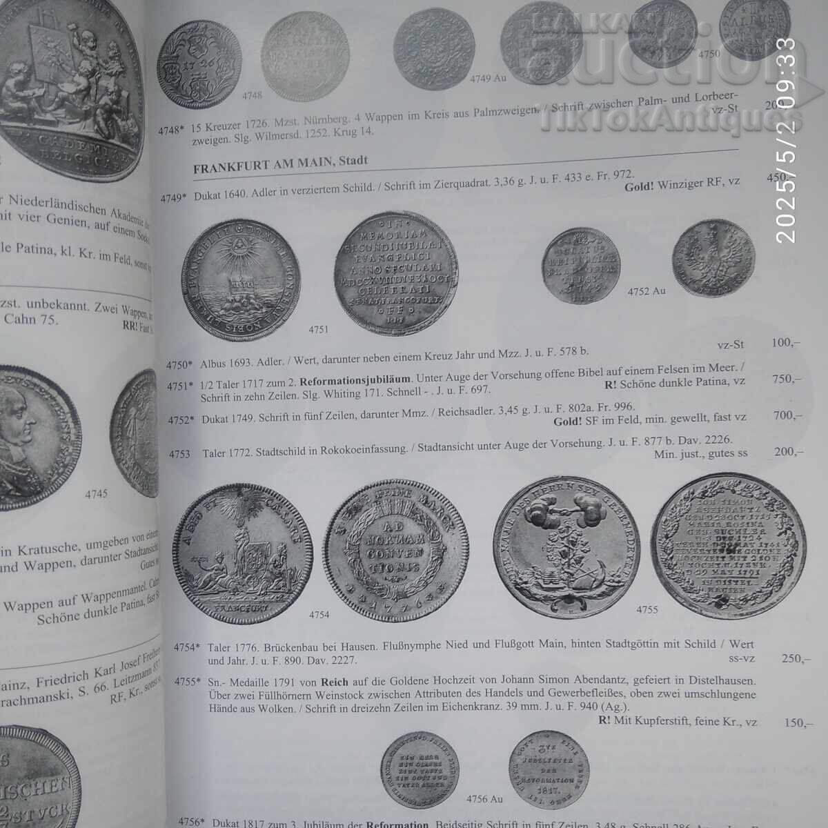 Licitație Licitație numismatică cu piese de colecție de la Gorny & Mosch