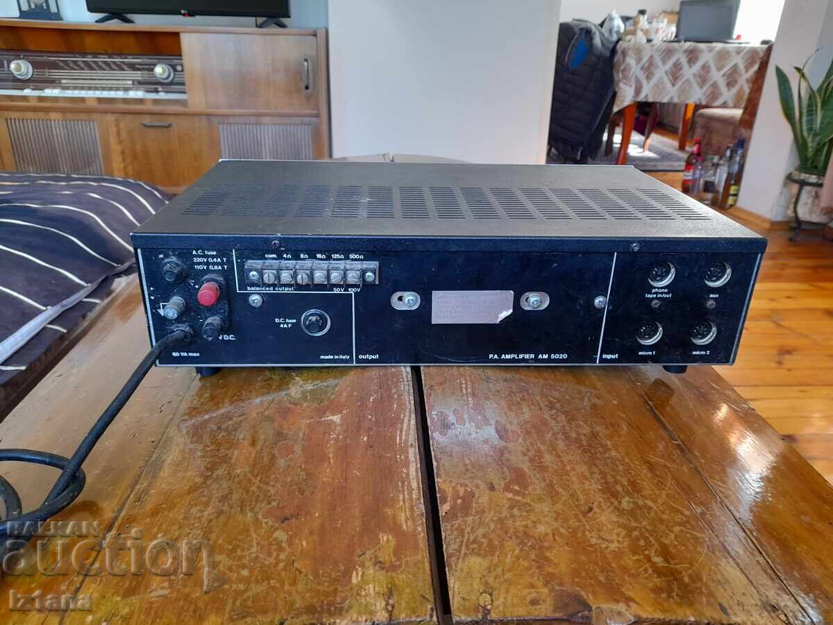 Licitație Amplificator RCF AM 5020, second hand Licitație Amplificator RCF AM 5020, second hand
