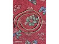 Solid Silver Chain. 44cm BZC. I'm listing over 100 Auctions