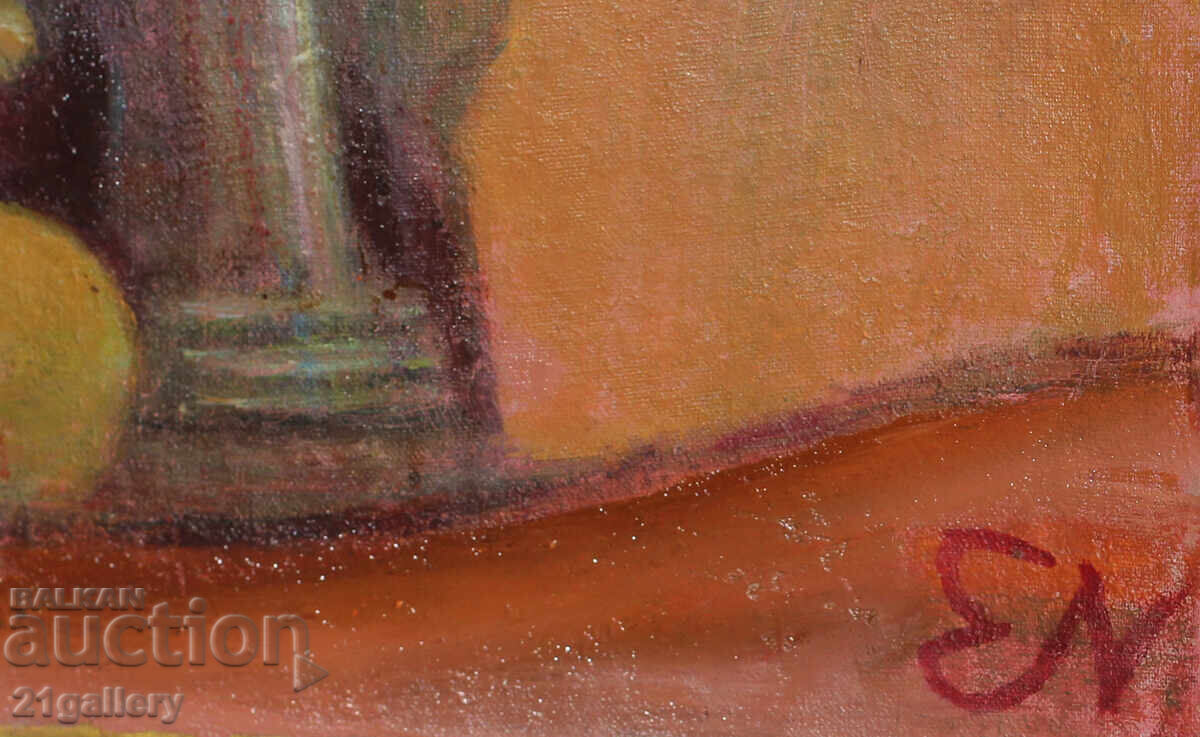 Ελκα Ναϊντένοβα (1932 – 2016) Νεκρή φύση με βάζο και λουλούδια - 7