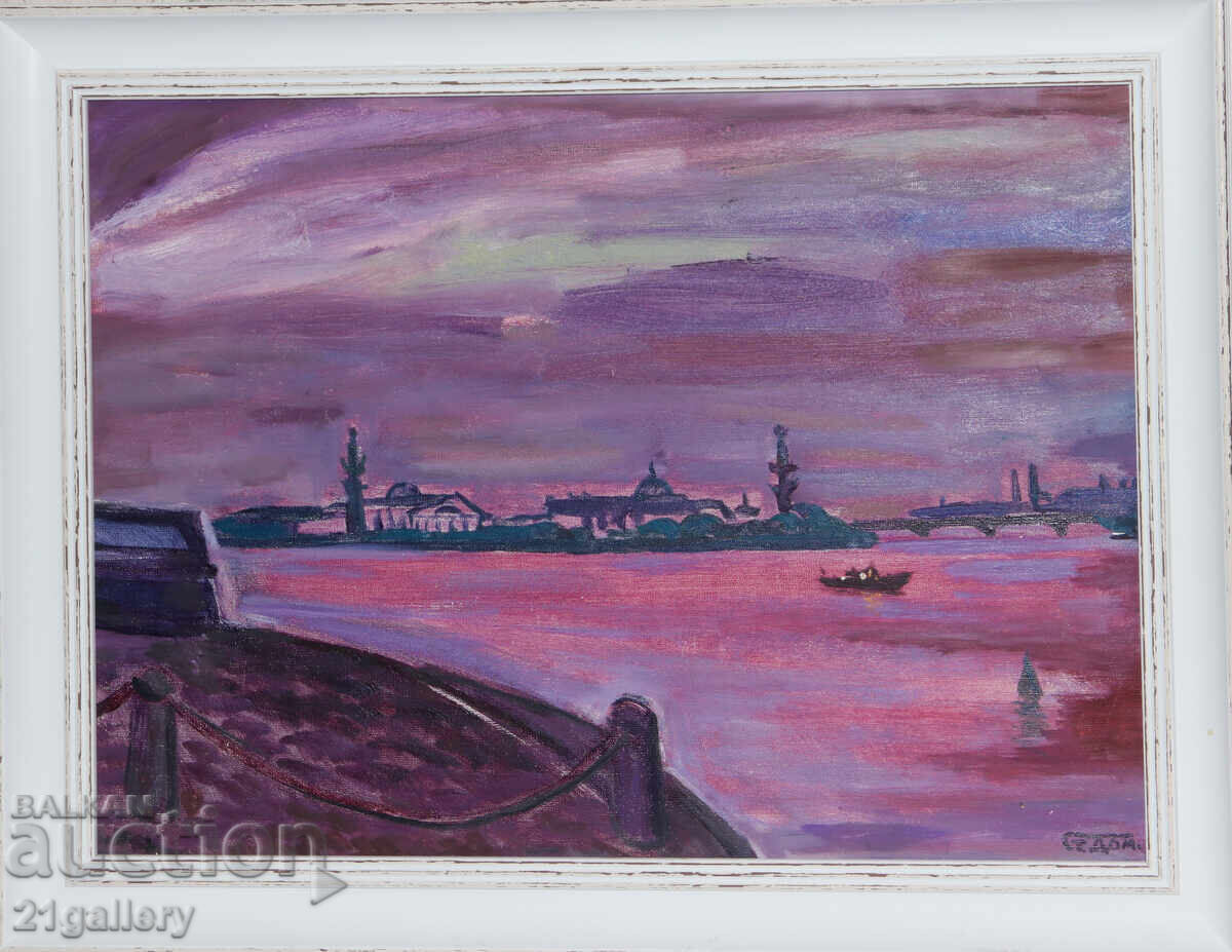 Δημοπρασία Καθηγητής Στογιάν Ντομούστσιεφ (1935-2021) Τοπίο από την Αγία Πετρούπολη