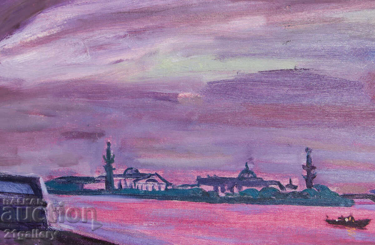 Παράδοση Καθηγητής Στογιάν Ντομούστσιεφ (1935-2021) Τοπίο από την Αγία Πετρούπολη