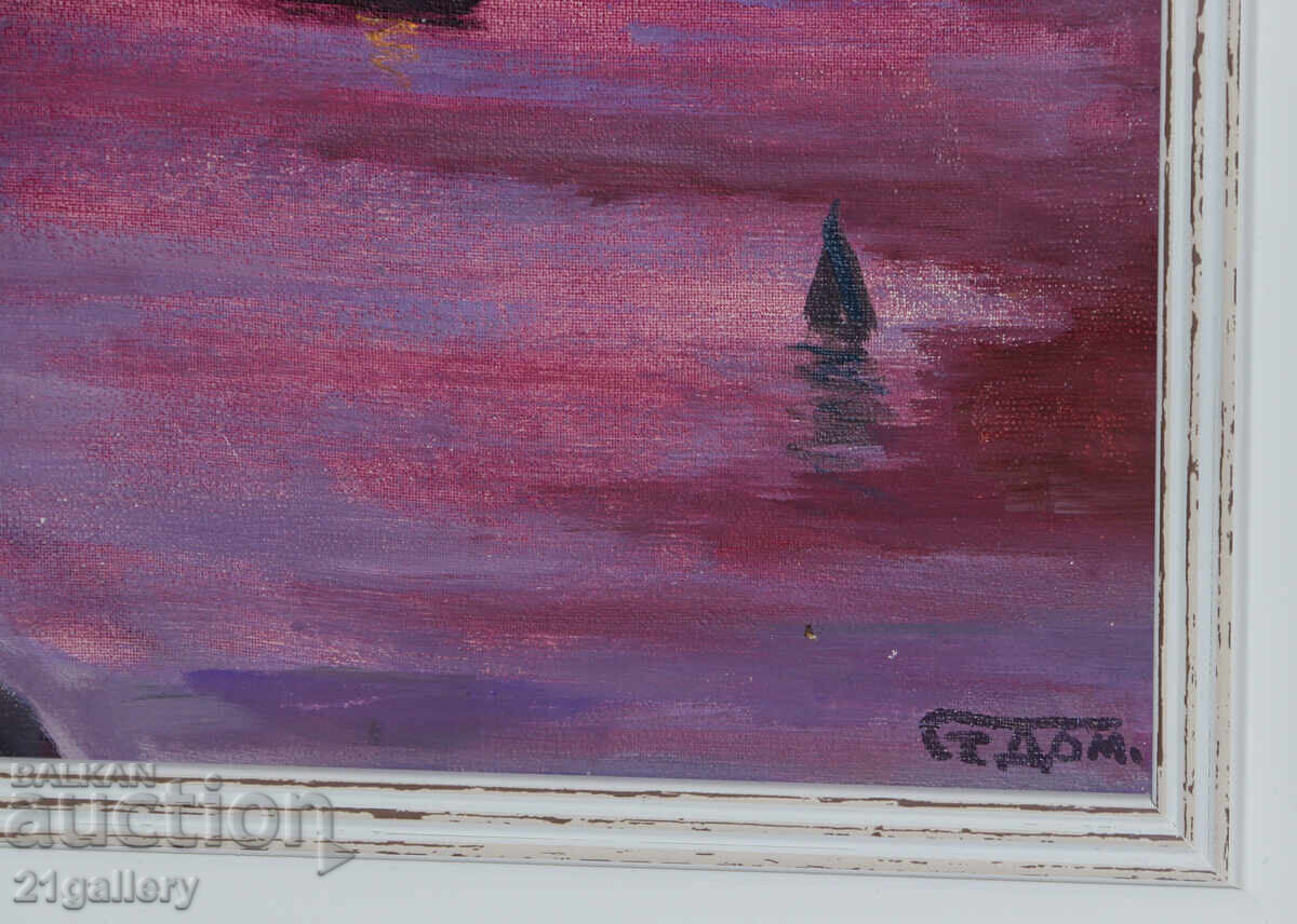 Καθηγητής Στογιάν Ντομούστσιεφ (1935-2021) Τοπίο από την Αγία Πετρούπολη - 6