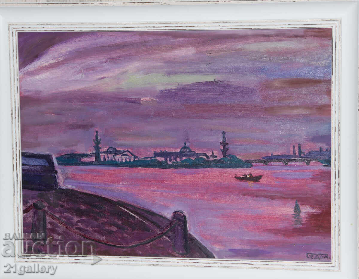 Καθηγητής Στογιάν Ντομούστσιεφ (1935-2021) Τοπίο από την Αγία Πετρούπολη