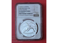 10 lei 2005 g. Shorttrack Torino NGC PF 69
