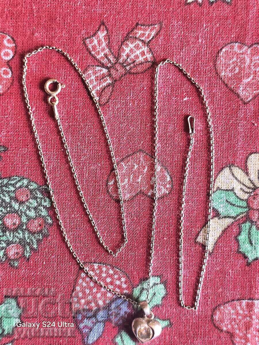 Silver chain with pendant. 45cm. I'm listing over 100 Auctions Silver chain with pendant. 45cm. I'm listing over 100 Auctions