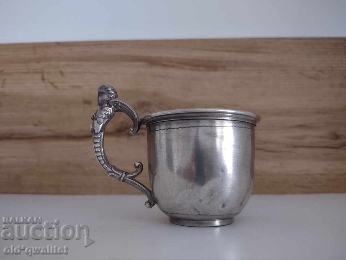 Ceașcă de cafea din ARGINT, ARGINT cu ștampile - 6