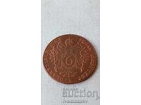Sfântul Imperiu Roman 6 Kreuzer Austria 1800