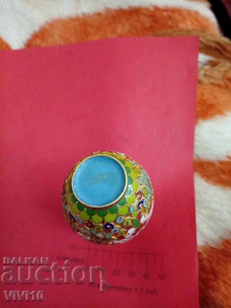 Livrarea Vază veche email, cloisonné